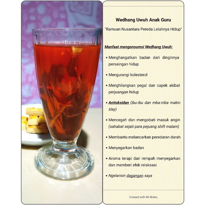 

[FREE PACKING/BOLEH CAMPUR/GROSIR] Wedhang Uwuh Anak Guru Komplit Murah Halal Higienis Gula Batu Serai Pandan Daun Jeruk Jamu Tradisional Jawa Secang Cabai Puyang Cengkih Salam Kayu Manis Sehat Enak Dokter Kuli Perawat Guru Pabrik
