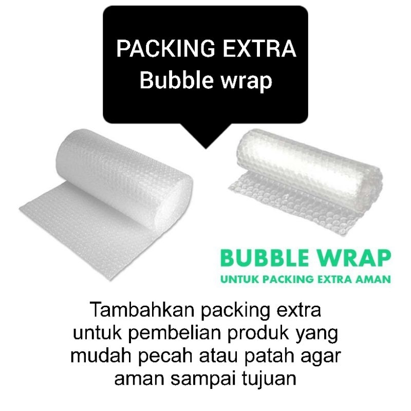 Packing extra bubblewrap