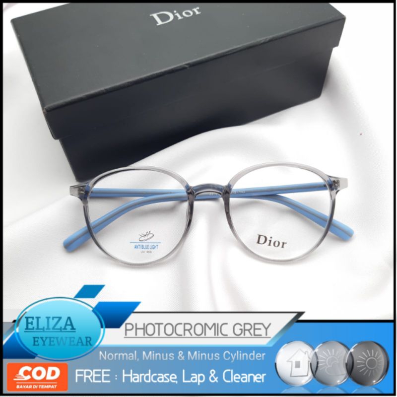 frame kacamata 8316 lensa photocromic antiradiasi