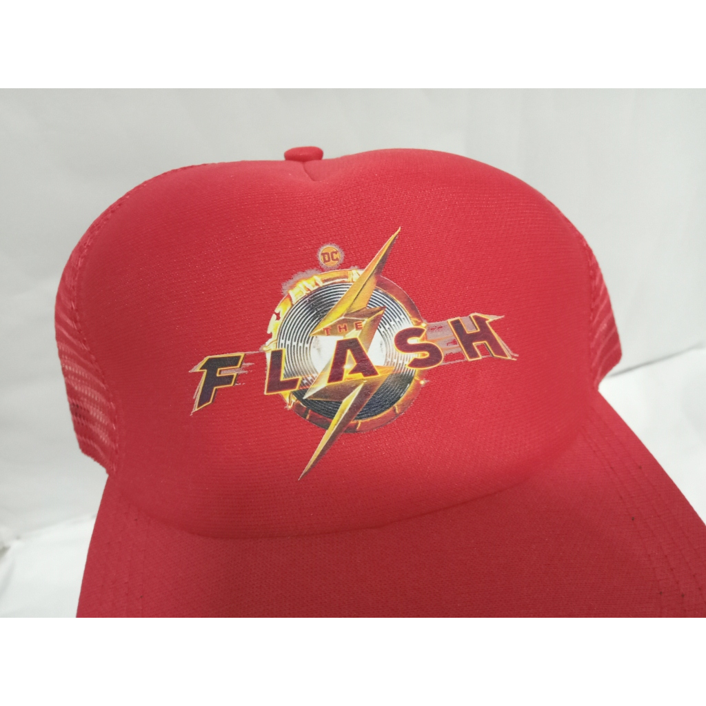 dewasa - Topi The Flash superhero Justice League DC Comic baseball cap trucker jaring distro murah