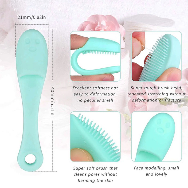 Sikat pembersih komedo Stick / sikat silicone pembersih komedo