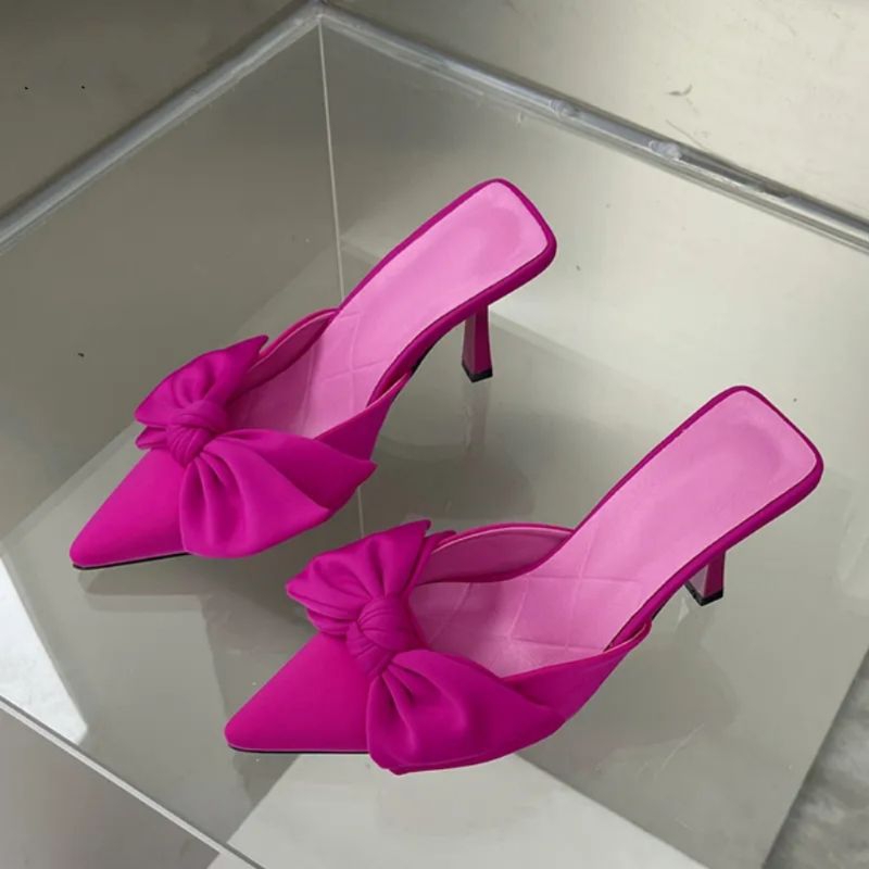 (( 02KG) Hills/high heels 5cm ribbon manis