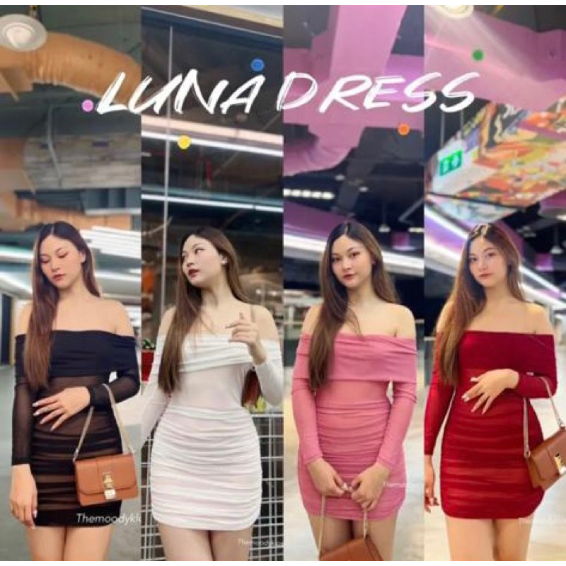 CODE:2921 READY STOK LUNA DRESS BKK