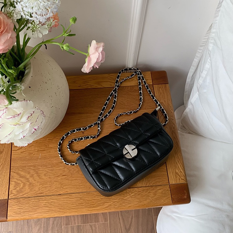 Tas Selempang Kulit Wanita Tas Hp Cewek Rantai Mini Slingbag GC 8664