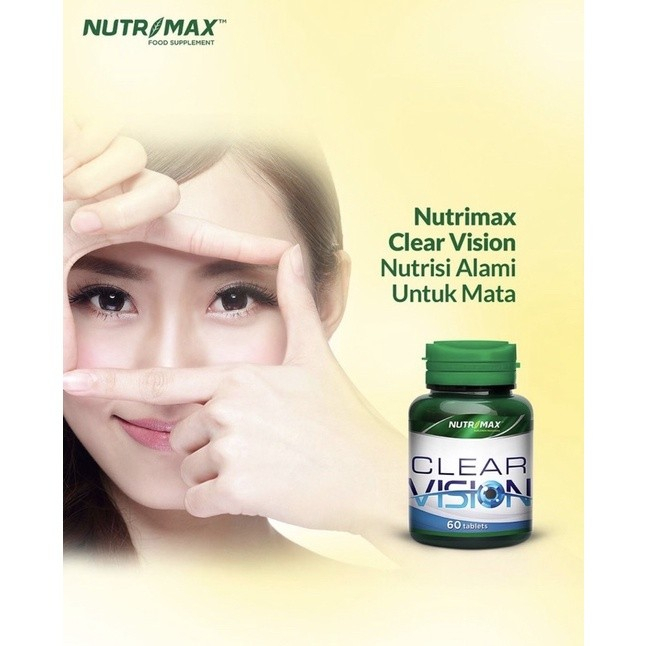 [BPOM] Nutrimax Clear Vision Isi 30 Tablet/ Eye Bright Vitamin Mata Minus / Vitamin Glukoma / MY MOM