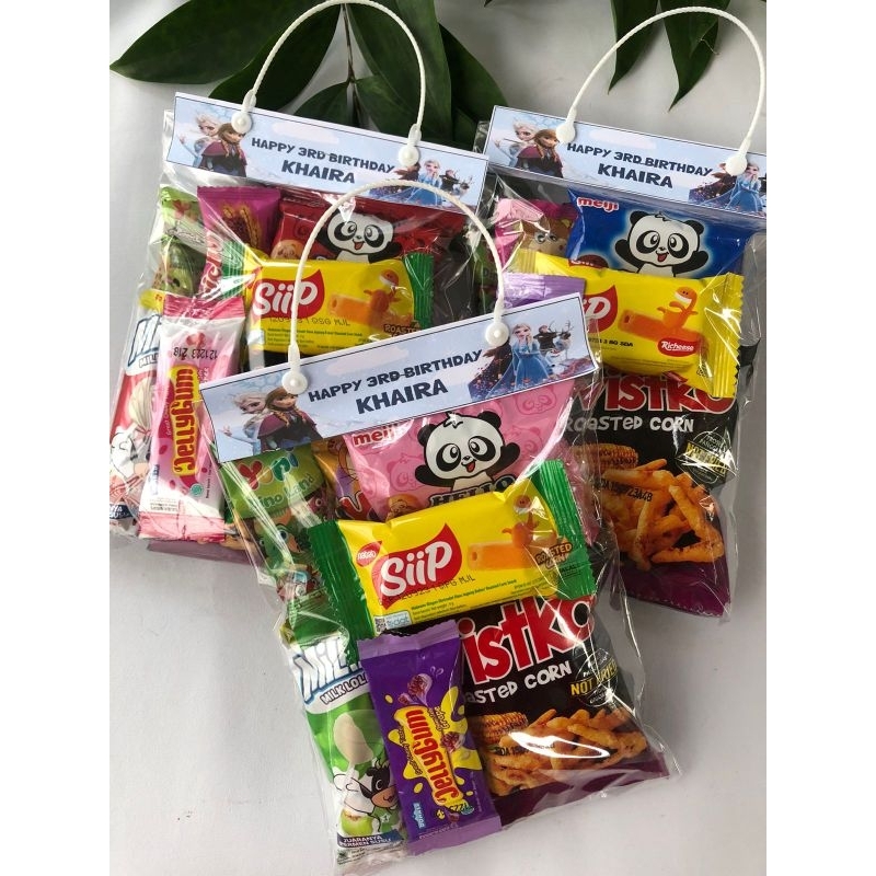 Parcel Snack Ulang tahun | parsel anak | parcel ulang tahun | bingkisan ulang tahun | snack ulang ta