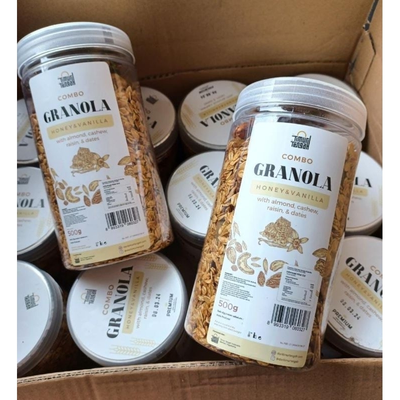

Combo Granola 500 gram cemilan sehat khas timur tengah