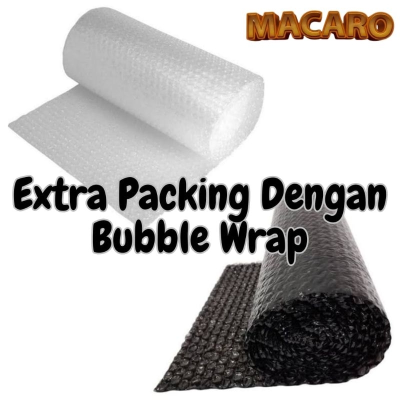 

EXTRA PACKING DENGAN BUBBLE WRAP (MACARO)