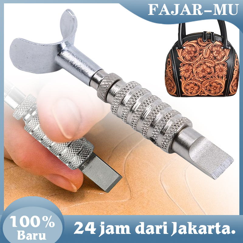 

Carving Knife Handmade Kulit Ukiran Rotary Handmade Adjustable Swivel Leather Tools Rotating Blade