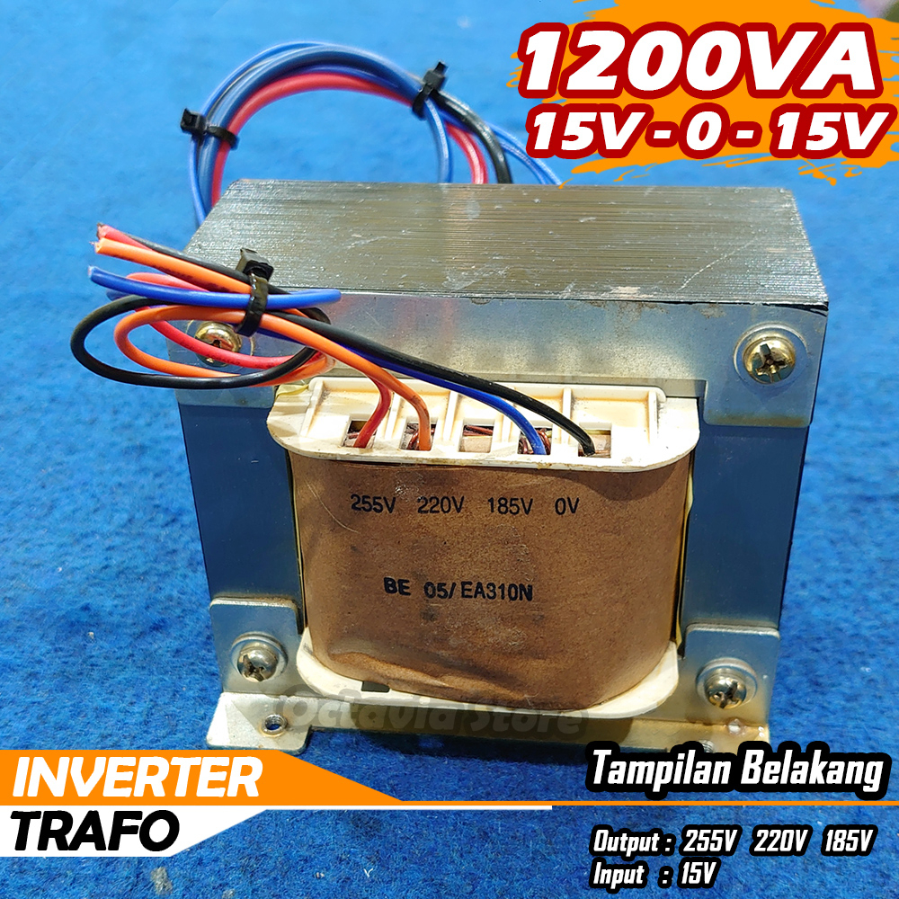 Trafo Inverter 1200VA 15,2V trafo cas aki