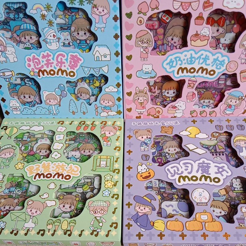 

Sticker Motif Kartun Korea Lucu Anti Air / Sticker anti air