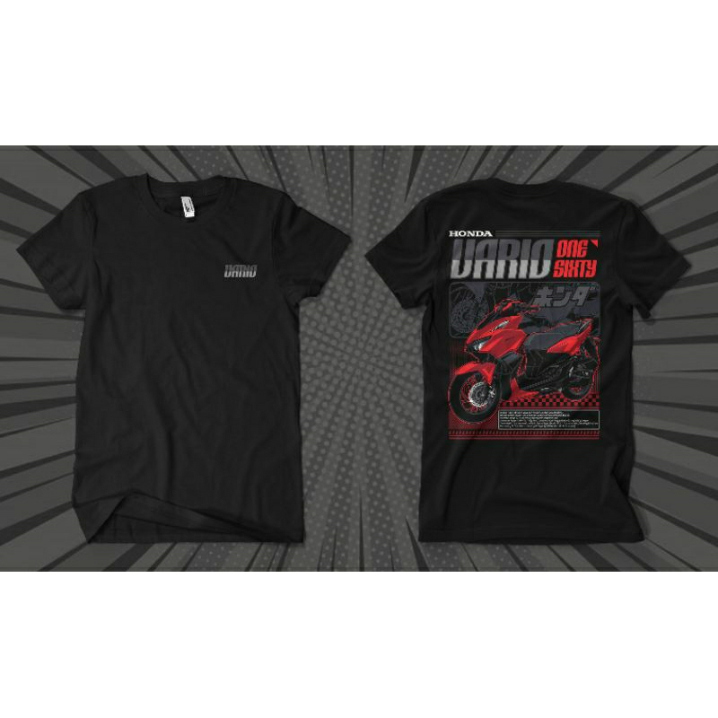 KAOS HONDA VARIO 160 NEW MERAH