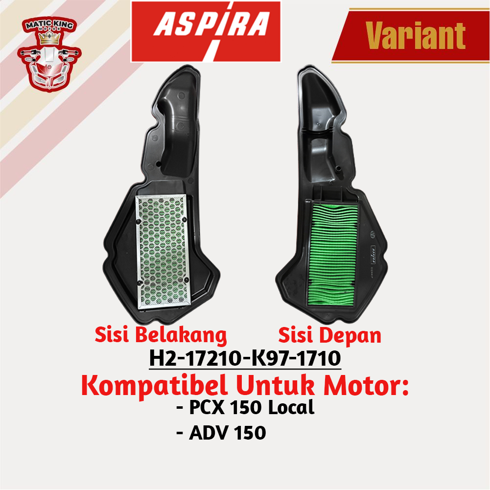 Filter Udara Hawa Honda PCX ADV 150 155 160 ORI ASLI Aspira Astra Otoparts H2-17210-K97-1710