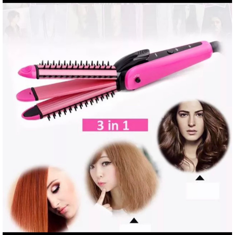 NOVA 8890 Catokan Rambut Mini 3in1 NOVA 8890 Exclusive Hair Care 0131