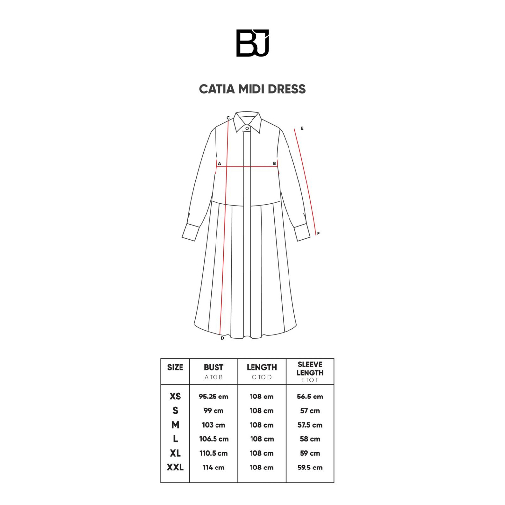 CATIA MIDI DRESS - BENANG JARUM