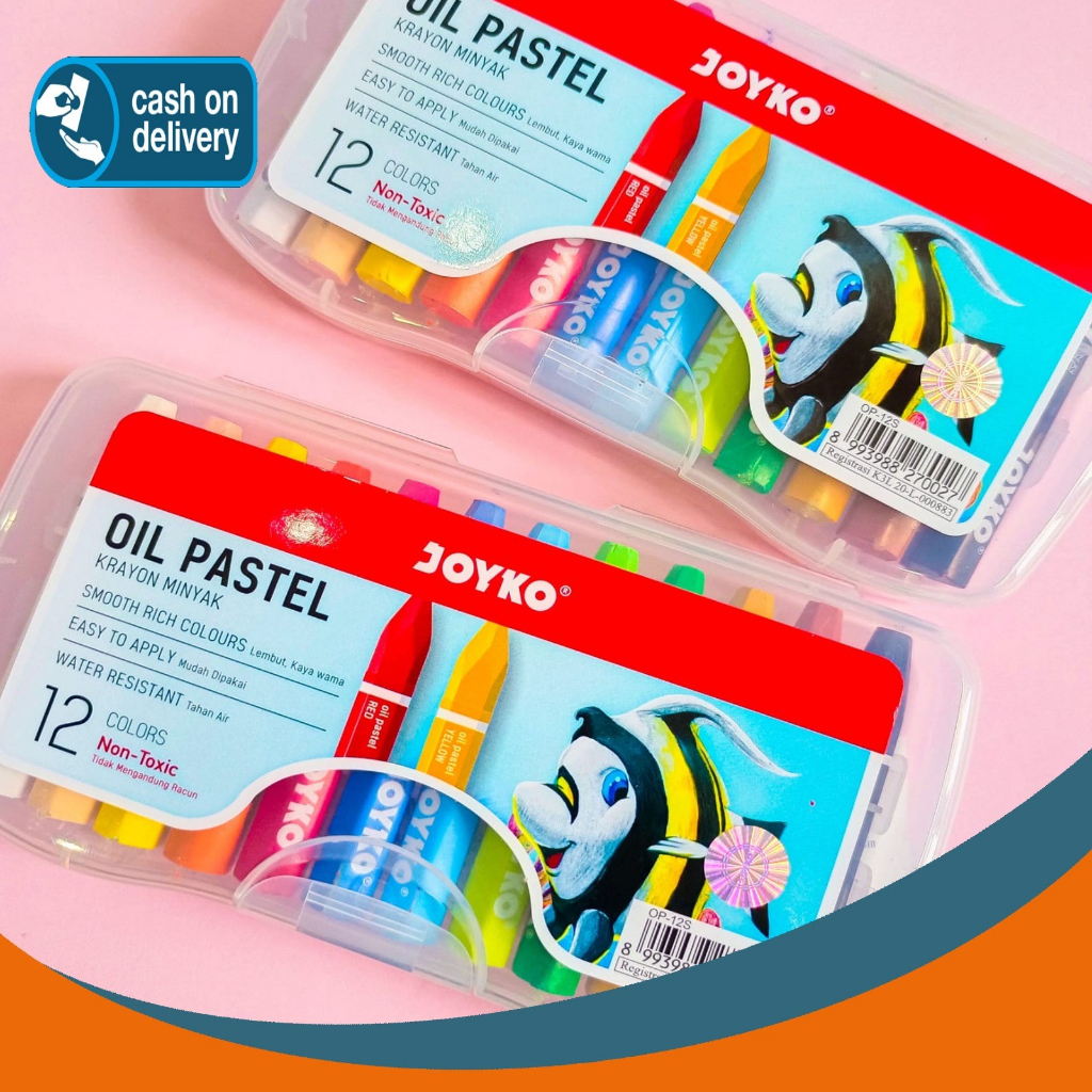 

CRAYON JOYKO BIASA 12 WARNA WARNA ALAT TULIS MEWARNAI KRAYON MINYAK SPIDOL OIL PASTEL OP-12S