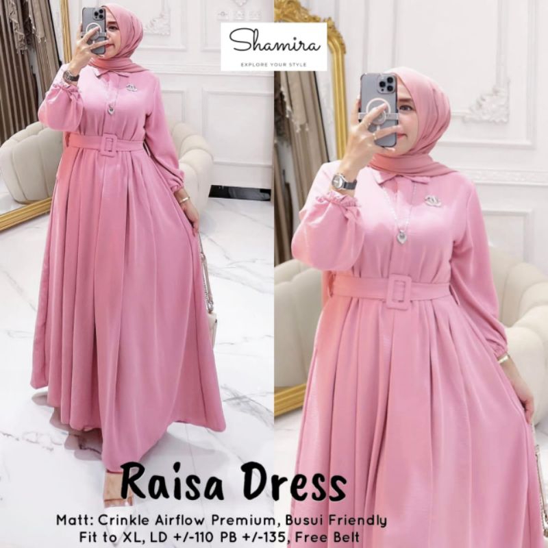 Baju Wanita Terbaru 2021 / Gaun Panjang Muslimah / Dress Stylish / Baju Pesta Wanita / Premium Dress