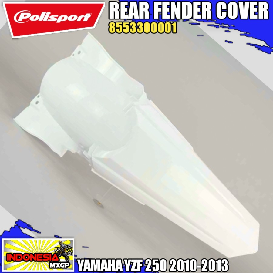 YAMAHA YZ - YZF 250 F - YZ250F 2010 2011 2012 2013 - POLISPORT REAR FENDER COVER - SPAKBOR BELAKANG 