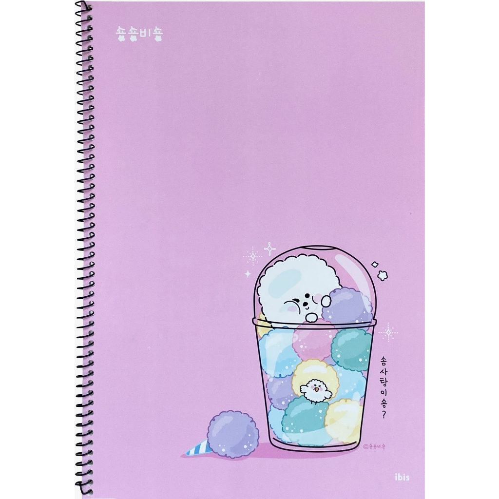

CINDY Buku Tulis A5 Cute Animation Korea Edition MADE IN KOREA - Spiral Notebook Ring A5 Buku Catatan Ring - CSB0628
