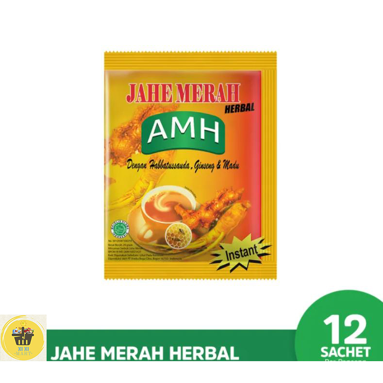 

AMH Jahe Merah 12 sachet - Original