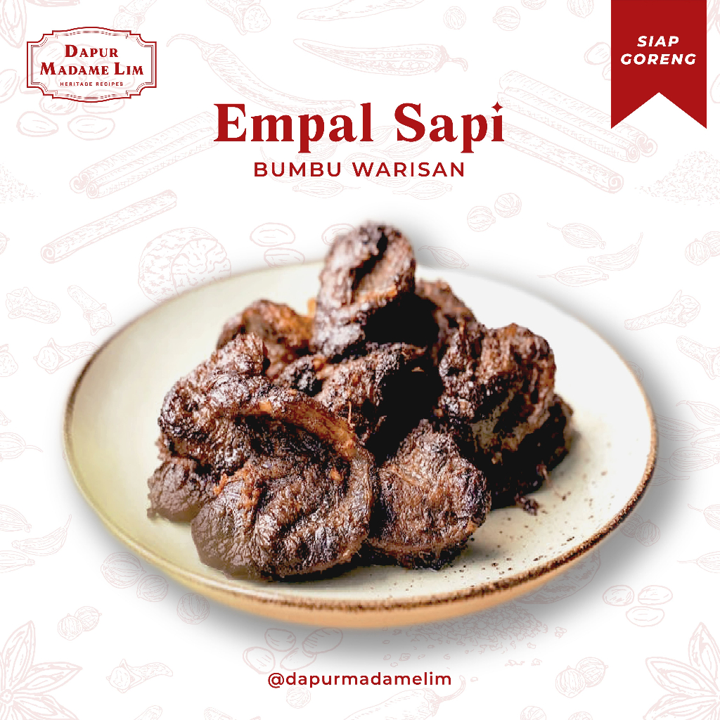 

Empal Sapi Bumbu Warisan Madam Lim - 500gr
