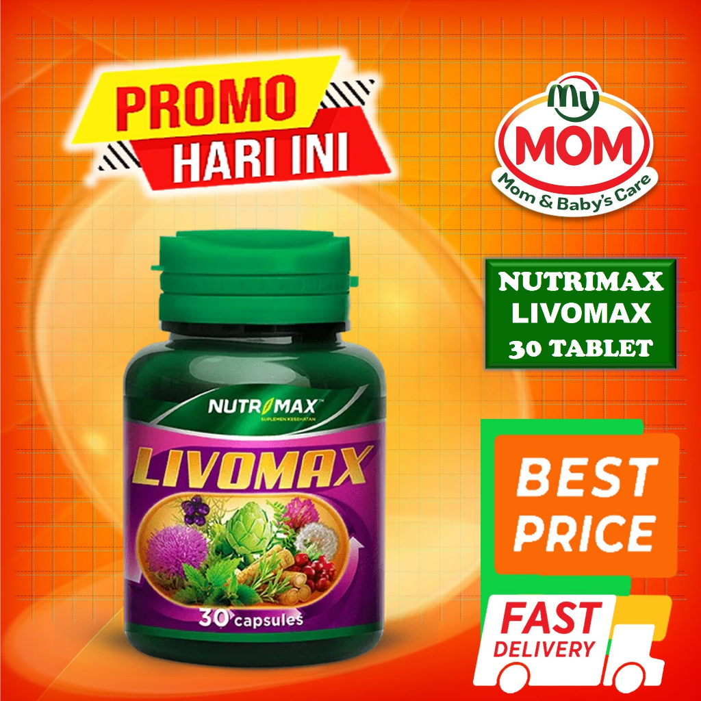 [BPOM] Nutrimax Livomax Isi 30 Tablet / Nutrimax Liver &amp; Kidney Duo / Vitamin Hati / MY MOM