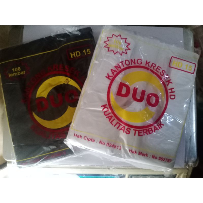 Duo/taxi 15 hitam/putih (kresek)/kresek kecil/kresek mini