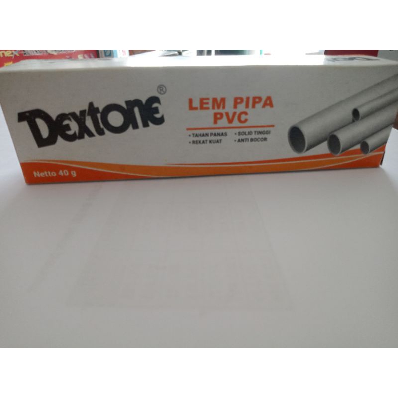 

* Lem peralon Dextone pvc