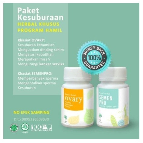 TERLARIS SEMENPRO-OVARY-PAKET KESUBURAN SUAMI ISTRI PENYUBUR PENGENTAL MANI YANG ENCER MENINGKATKAN 
