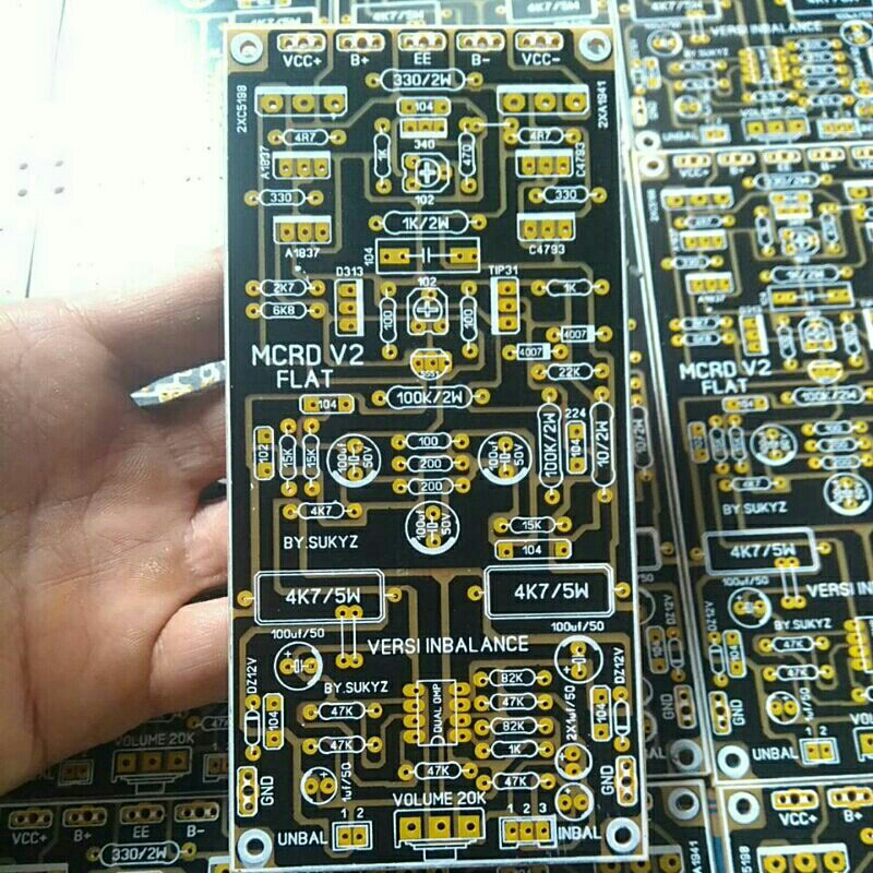 PCB MCRD V2 FLAT VERSI INBALANCE