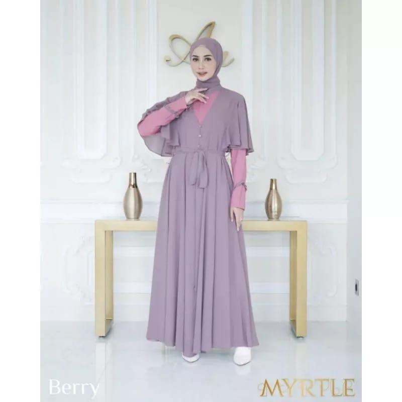 Nameera Dress Baju Gamis Outer Terbaru Baju Muslim Gamis Abaya Syakila mix Ceruty Babydoll Baju Wanita Kekinian