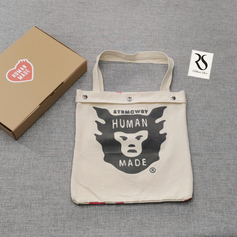 Human Made Tote Bag Bisa Dilipat Free Box