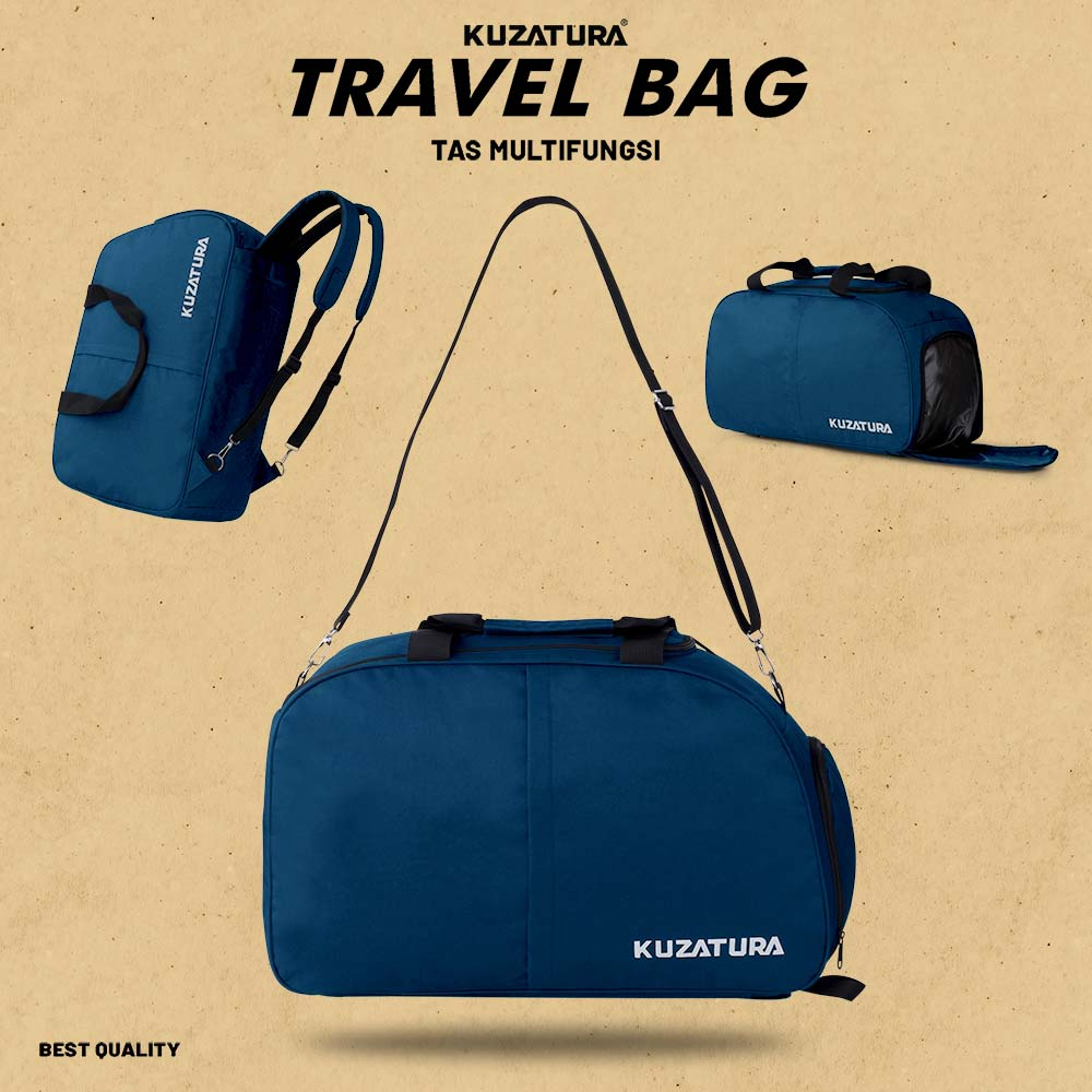 Tas Gym Fitness Pria Tas Travel Multifungsi Biru 462