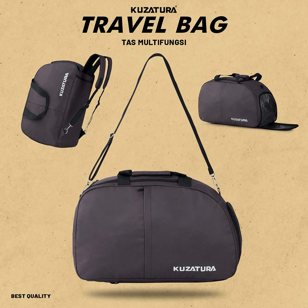 Tas Gym Fitness Pria Tas Travel Multifungsi Cokelat 463