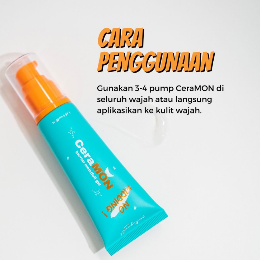 [ FREE GIFT ] Prettywell CeraMON Barrier Moistfull Gel - Moisturizer Pelembab Wajah BPOM