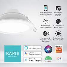 LAMPU / SMART LIGHT / BARDI Smart Beacon Panel Downlight 8 Watt
