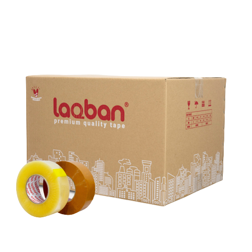 

1 kardus Lakban 500 yard 45 mm 45 micron bening & coklat