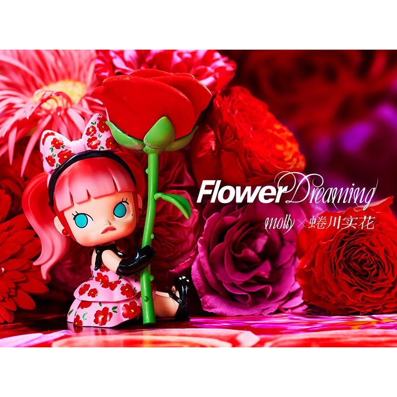 Pop Mart Molly x Mika Ninagawa Flower Red Rose