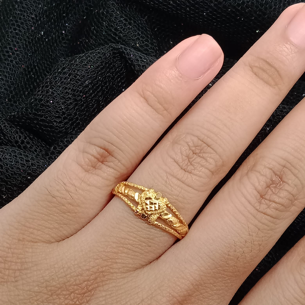 Cincin Emas 17K - 1.9 Gr Kadar 750 - 4909