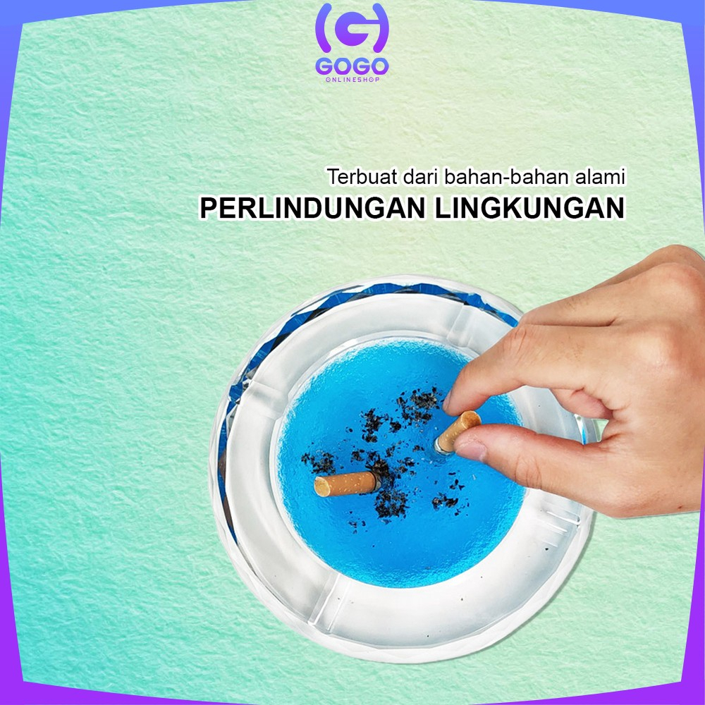 GOGO-C836 Gel Asbak Rokok Penghilang Asap Rokok Ruangan / Super Clean Gel Pembersih Bau Bekas Puntung Rokok