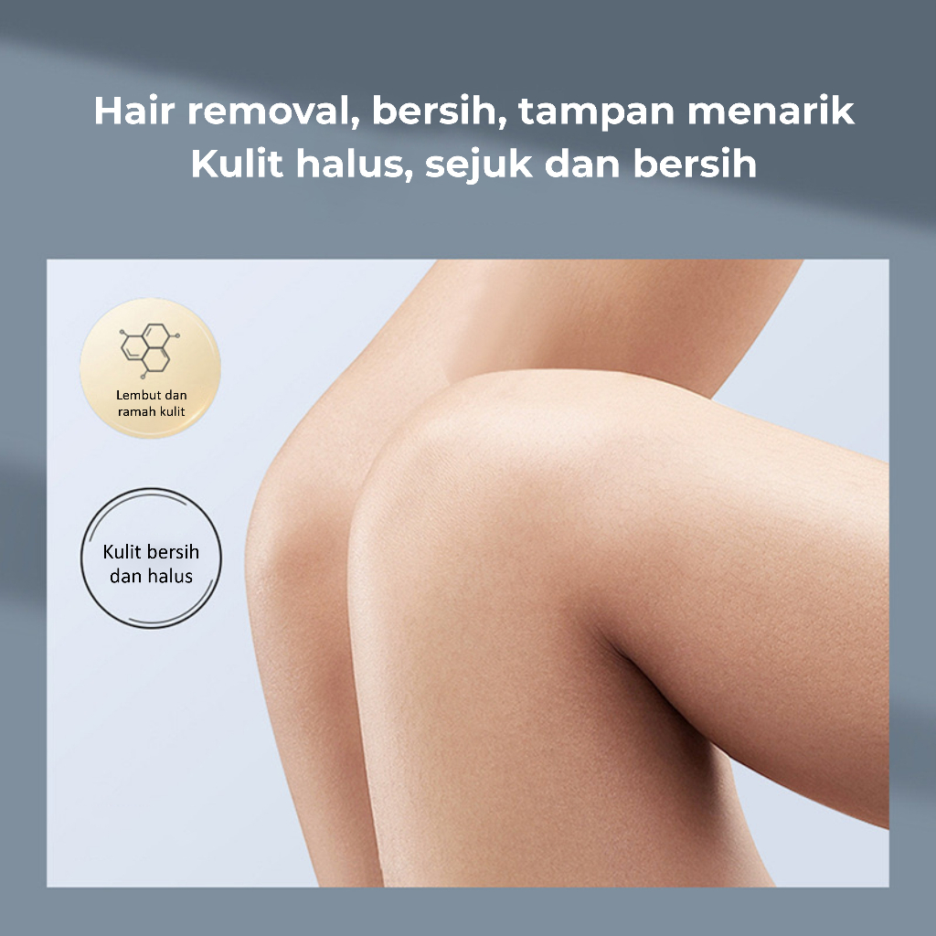 Cream Remover Hair Body Penghilang Perontok Bulu Kaki Rambut Pria 60g Free Spatula