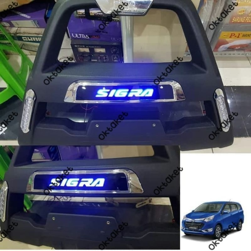 tanduk depan bumper depan Calya Sigra 2016 2019 2020 2023 Hummer with led