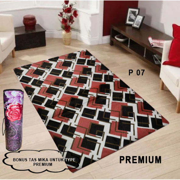 [150 x 190 Cm] Karpet Malaysia PREMIUM tebal 20MM + TAS