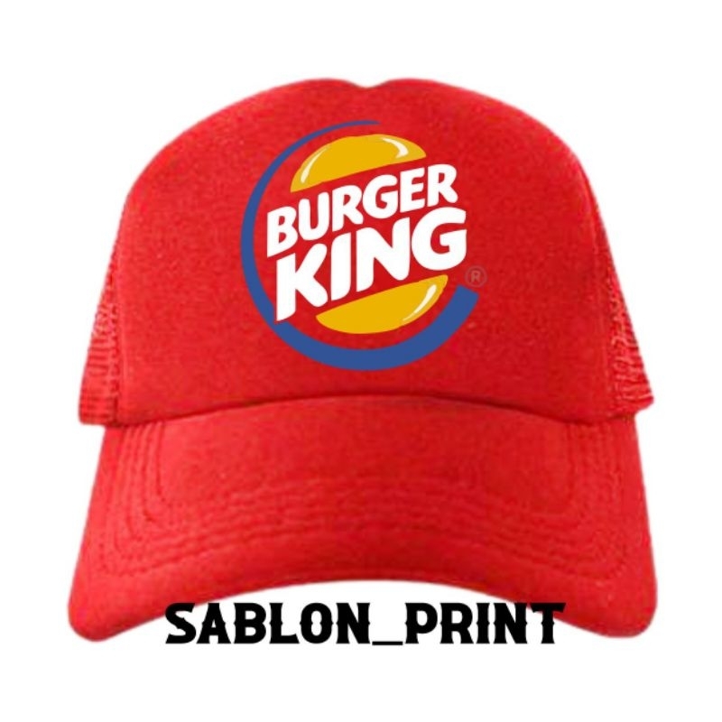 topi burger king trucker premium high quality