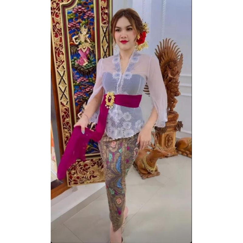 [BAHAN] BORDIR Capung/ kebaya bali / kebaya murah / kebaya modern