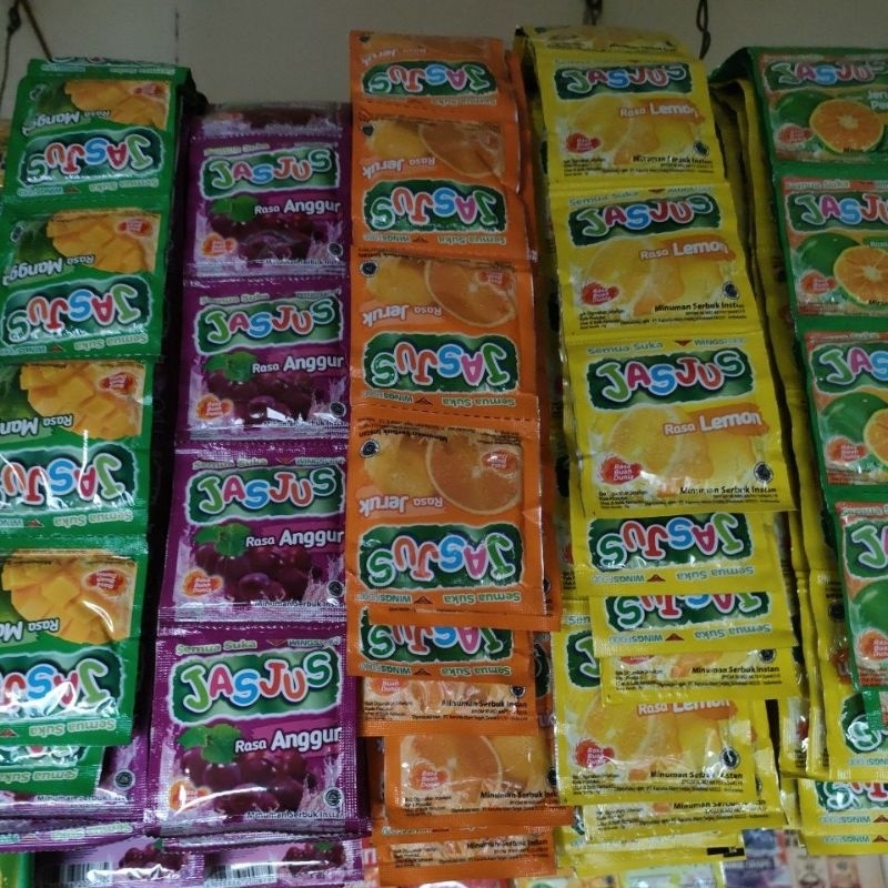 

Jasjus minuman serbuk renceng isi 10
