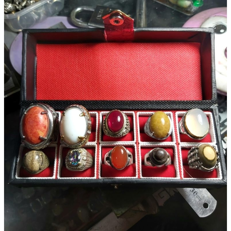 Cincin Batu Akik Borongan Box003