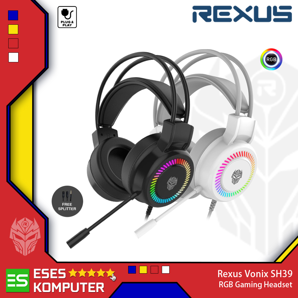 Headset Rexus Vonix SH39 RGB | Headset Gaming