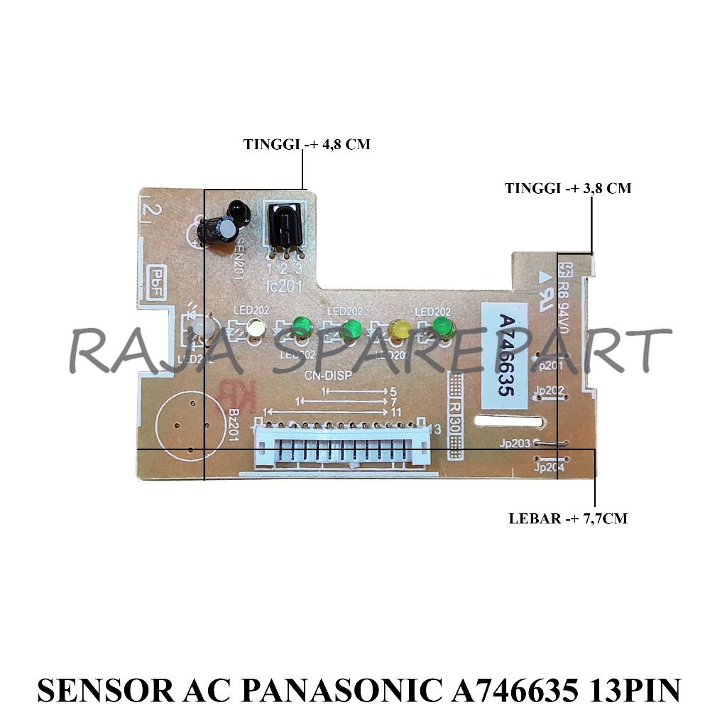 MODUL DISPLAY/DISPLAY SENSOR/MODUL SENSOR AC/SENSOR AC PANASONIC A746635 13PIN