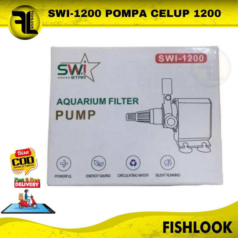 SWI STAR SWI-1200 POMPA CELUP AQUARIUM POWERHEAD POWER HEAD